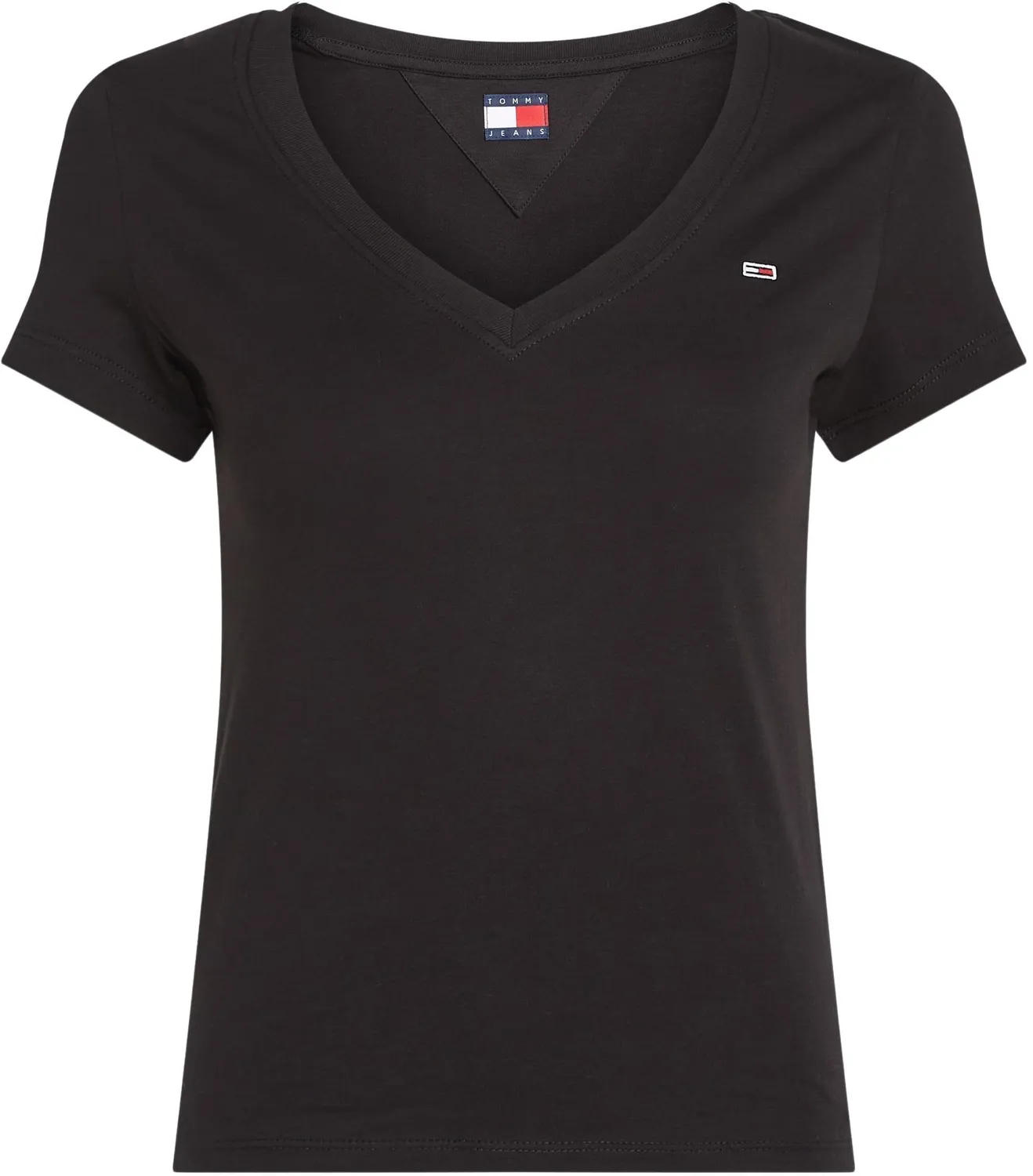 Tommy Jeans TJW Slim V-Neck T-Shirt XXS