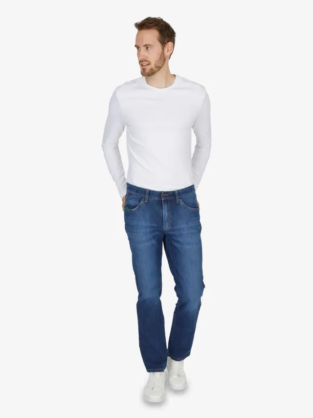 Club of Comfort Henry 7054 Jeans blau gewaschen 360 Stretch