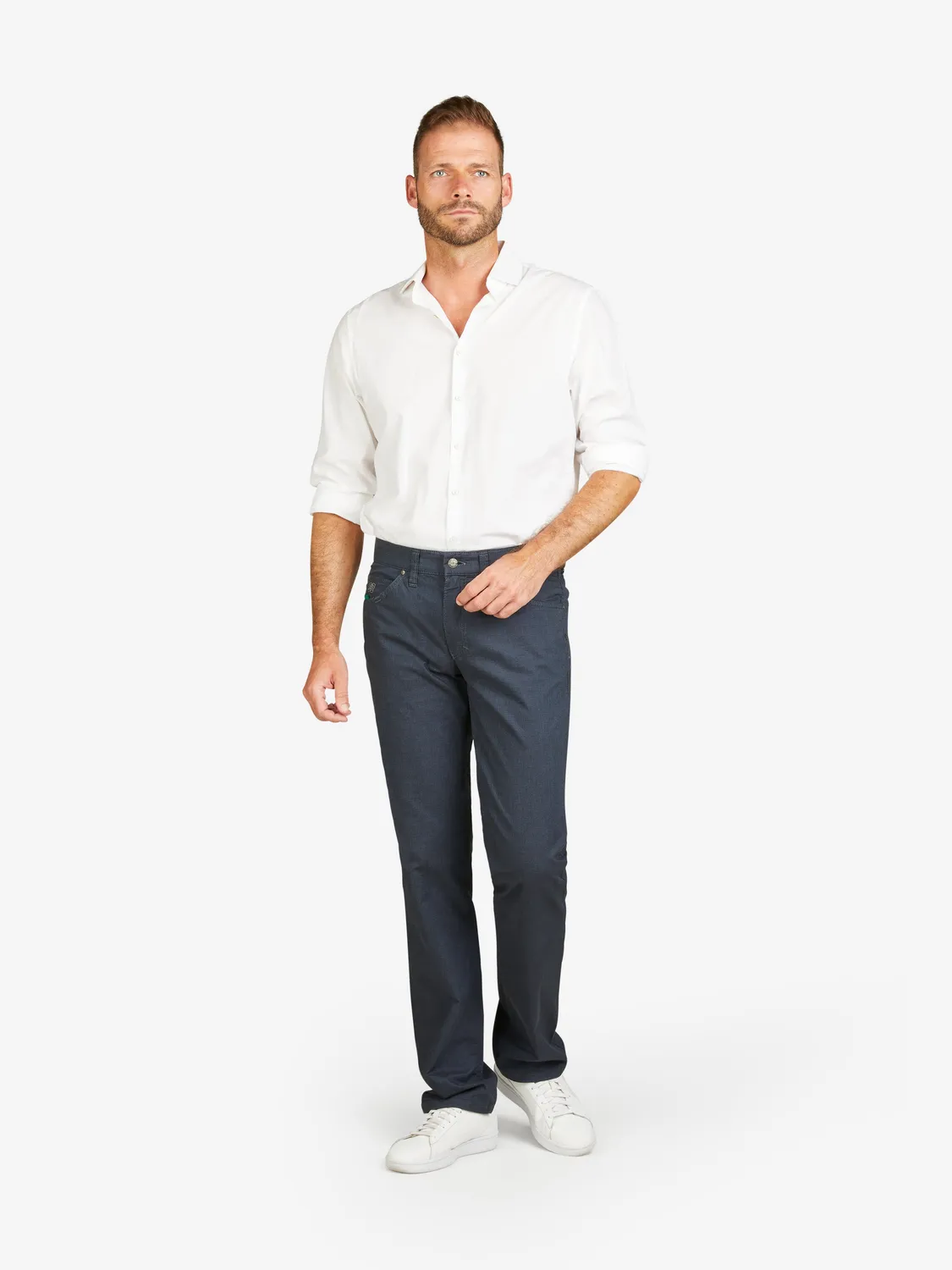 Club of Comfort Henry 6910 Hose dunkelblau Wool-Look