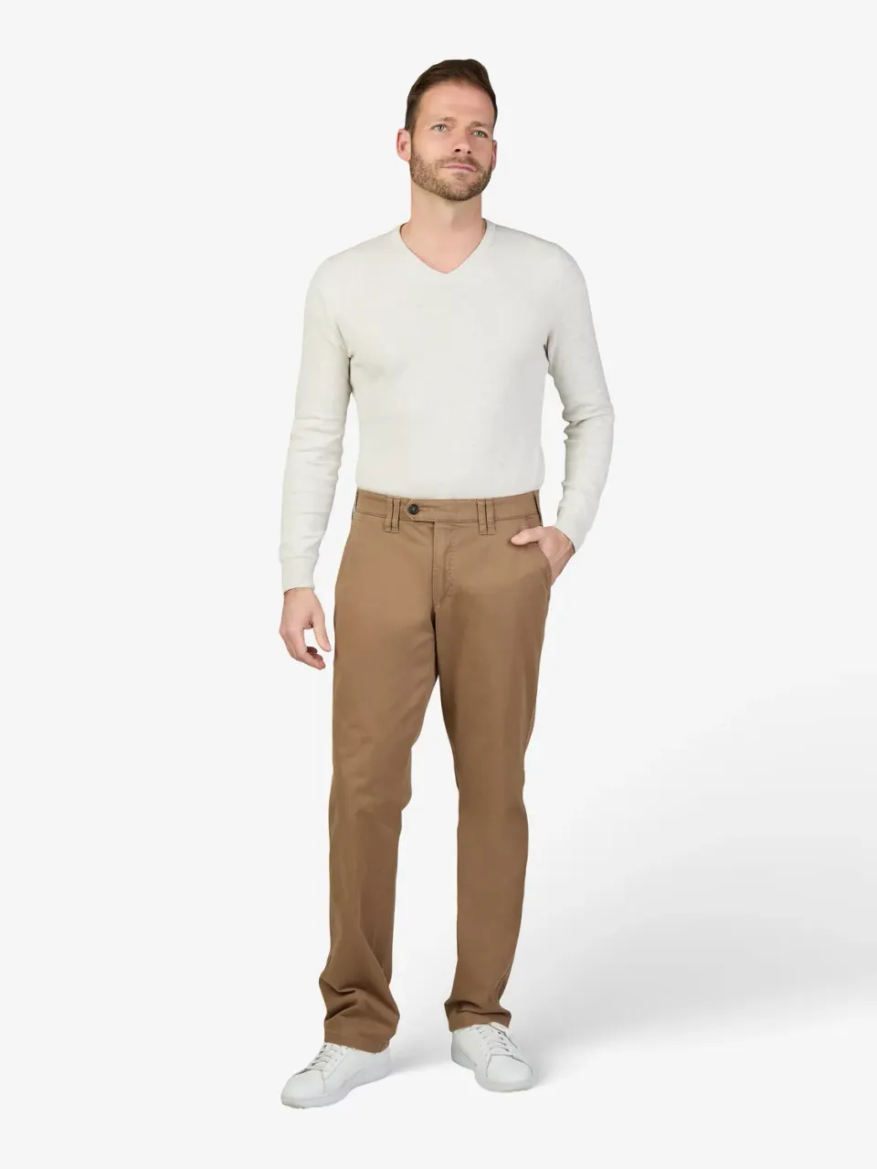 Club of Comfort Denver 4402 Chino beige Straight Fit
