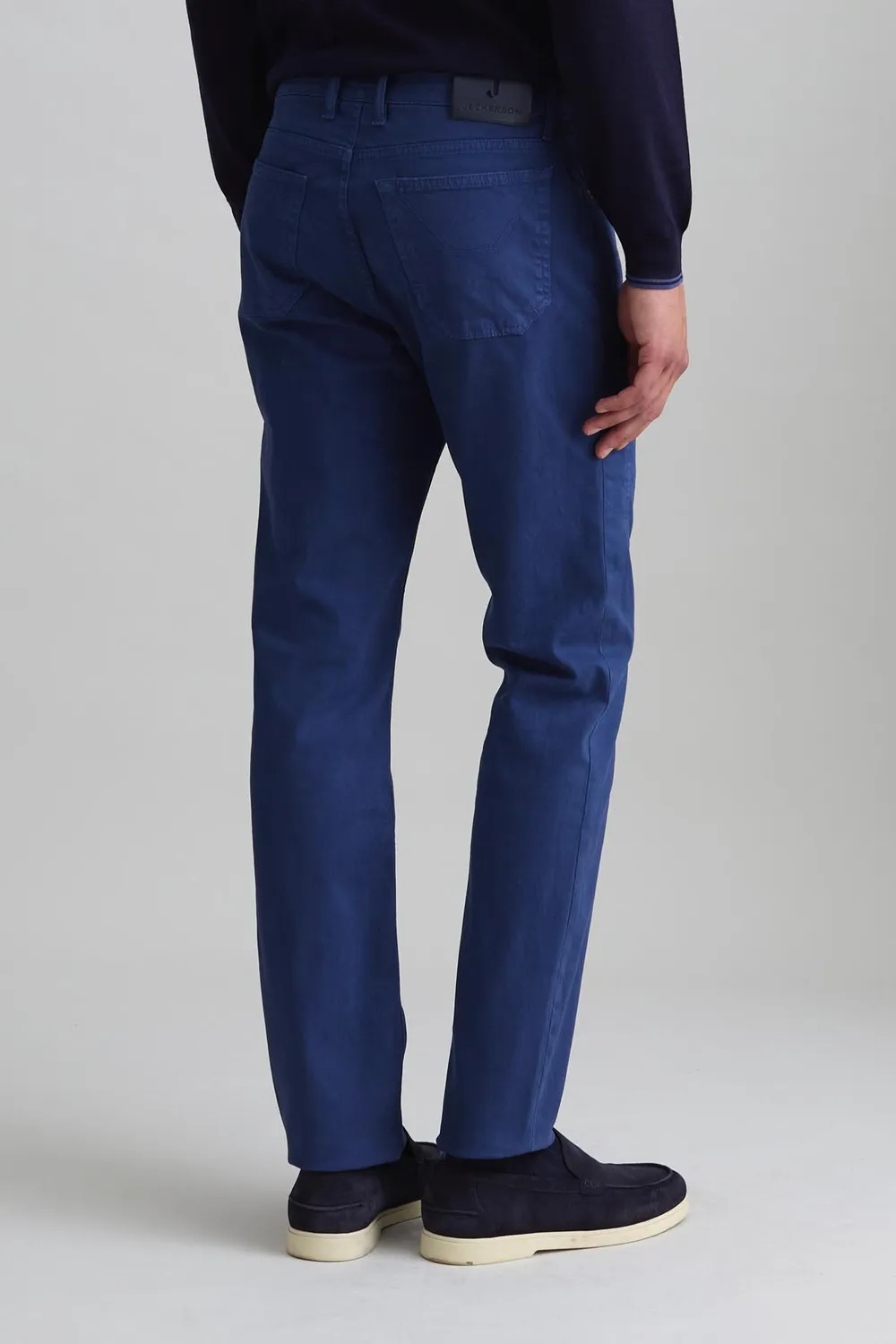 Jeckerson John Toppa Hose Slim Fit meeresblau Gabardine
