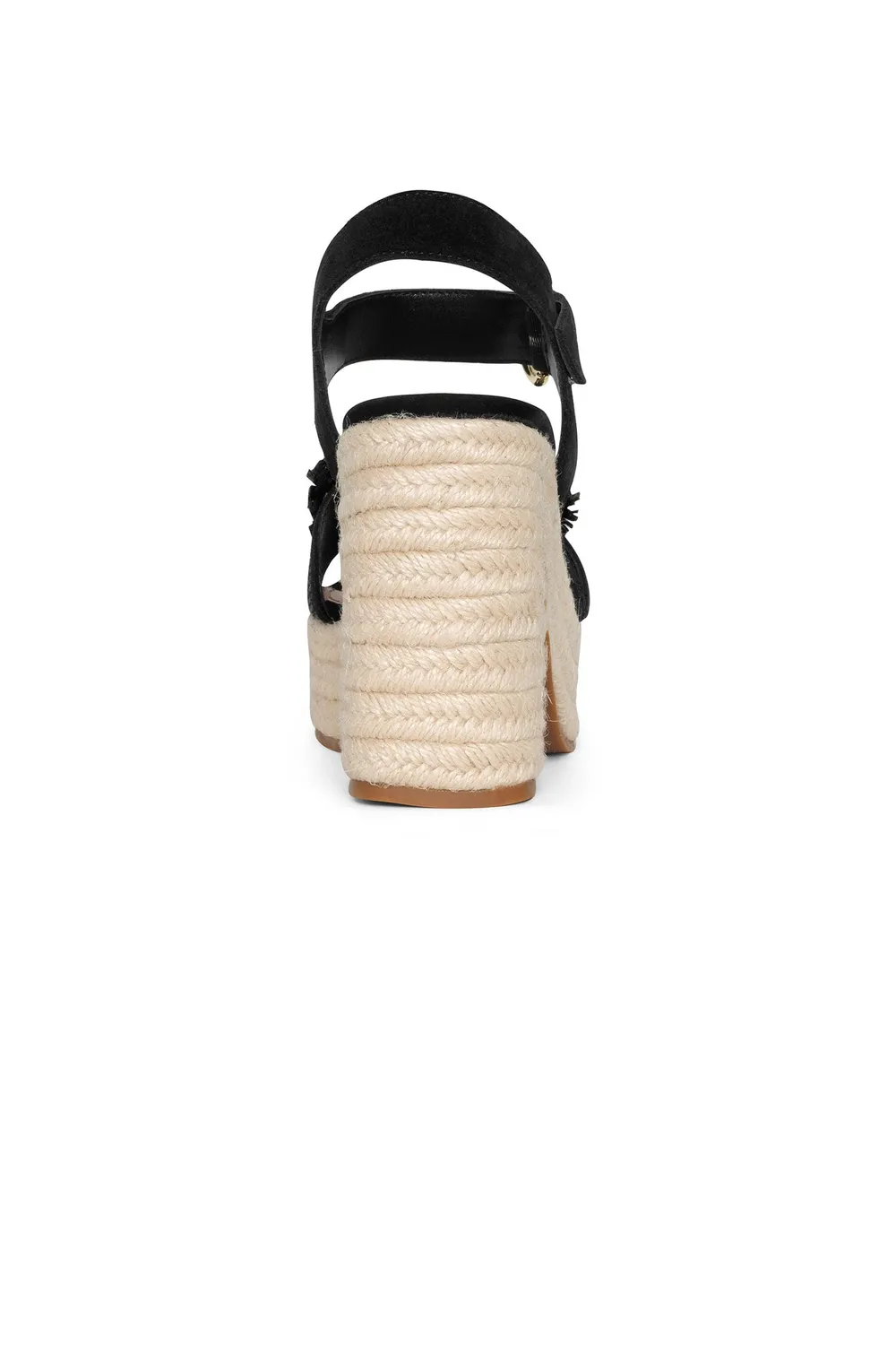 NYDJ Houston Plateau Sandalen Schwarz  Riemen