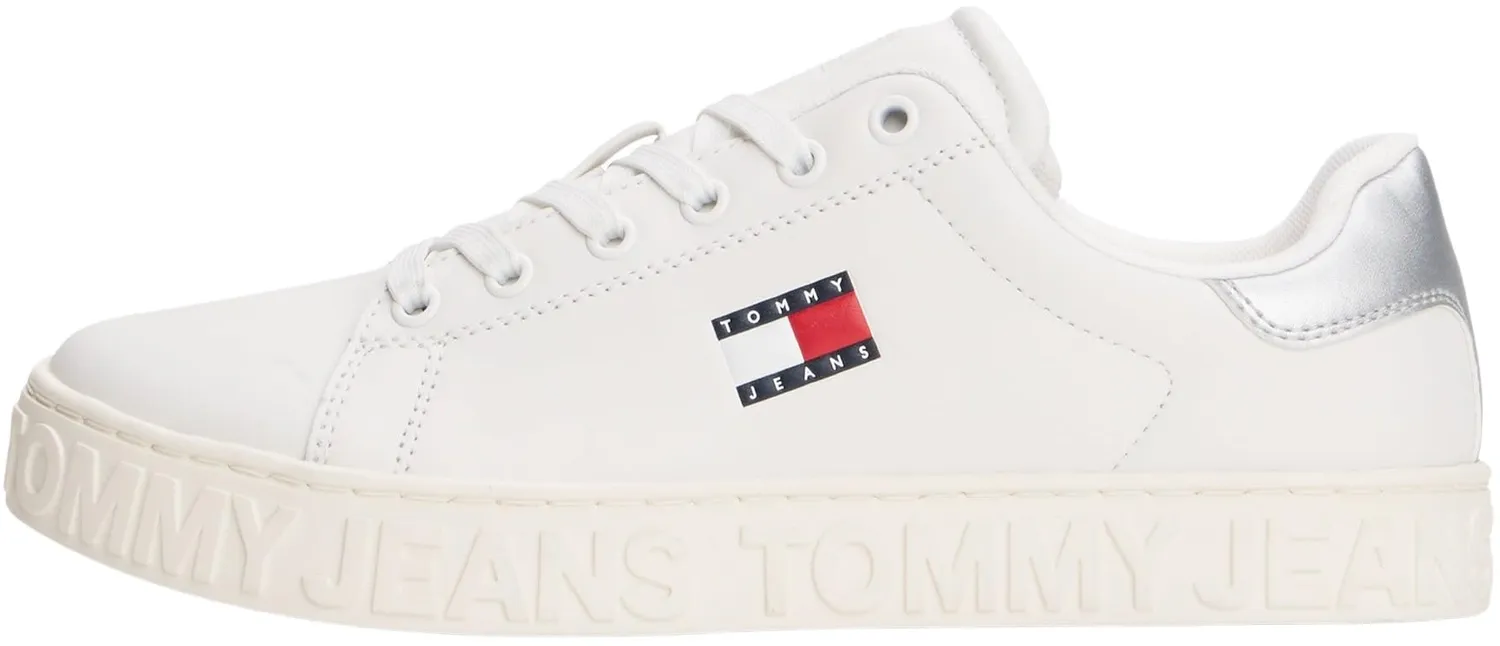 Tommy Jeans Flatform Sneaker Damen Weiß Gr. 42 Plateausohle