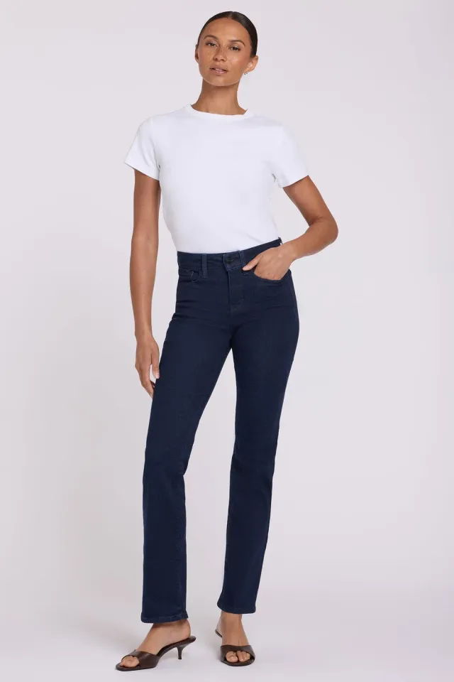 NYDJ Marilyn Straight Jeans Rinse gerader Schnitt