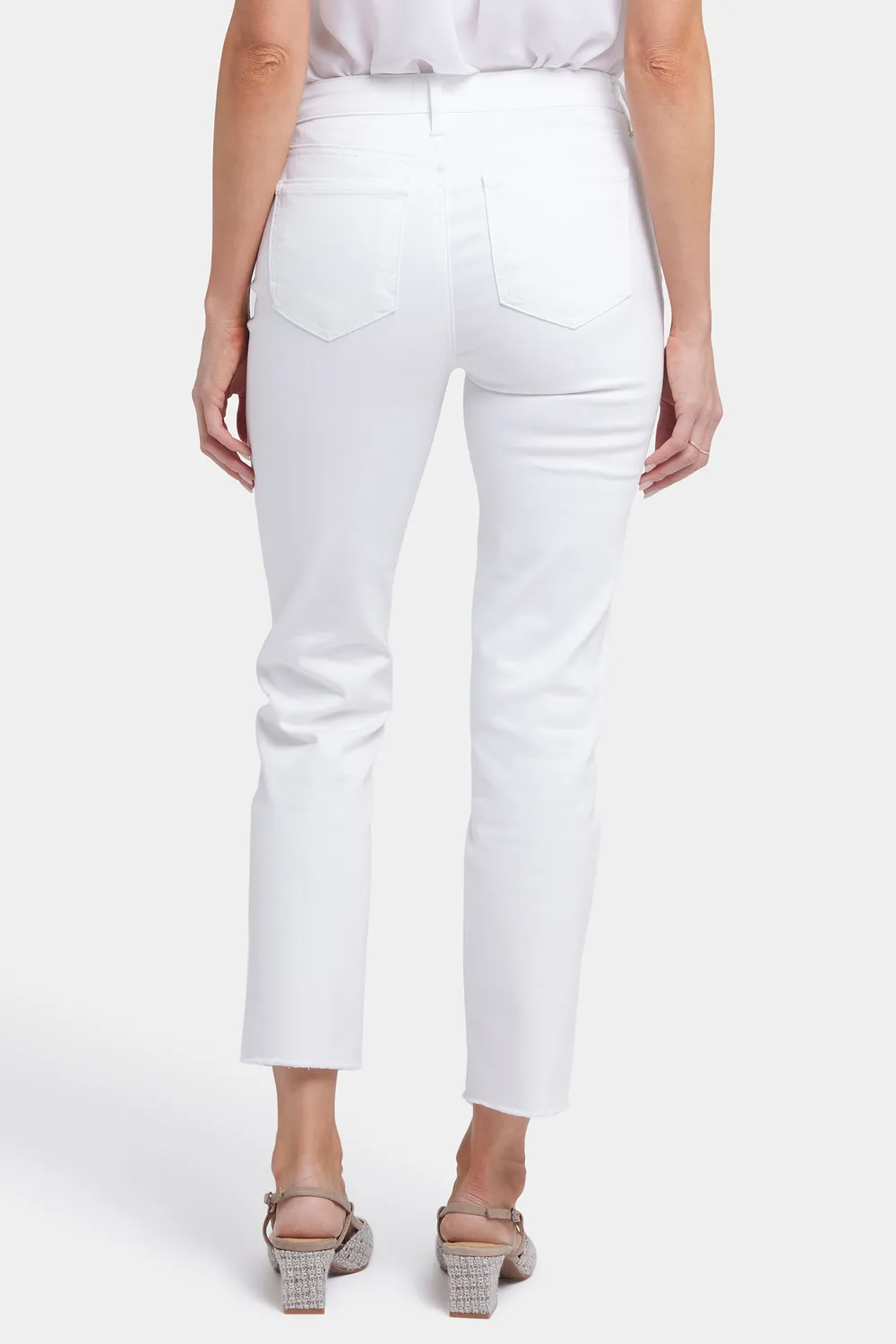 NYDJ Sheri Slim Ankle Jeans Optic White weiß