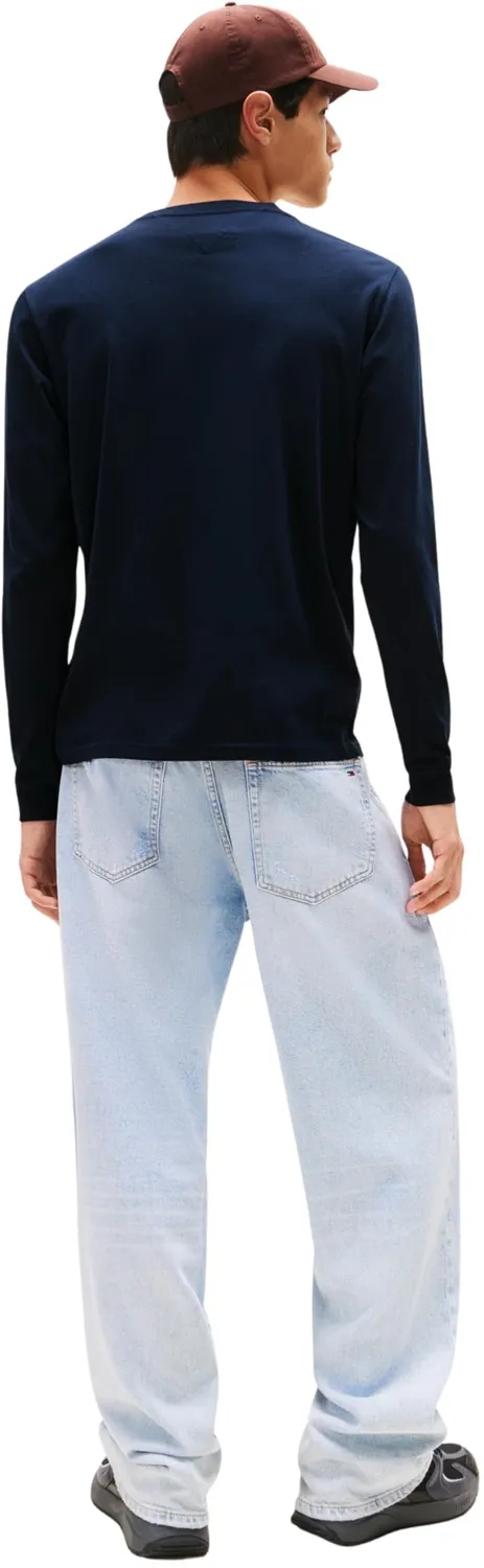Tommy Jeans Slim Langarmshirt 2er Pack 4XL Rundhals