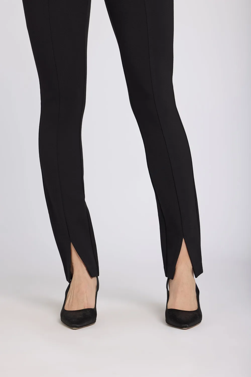 NYDJ Zelda Pull-On Pants Schwarz Ponte Slim