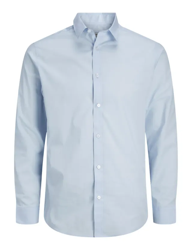 JJ Rebel Jrebgavin Solid Shirt Ls Noos Hemd Blau XS
