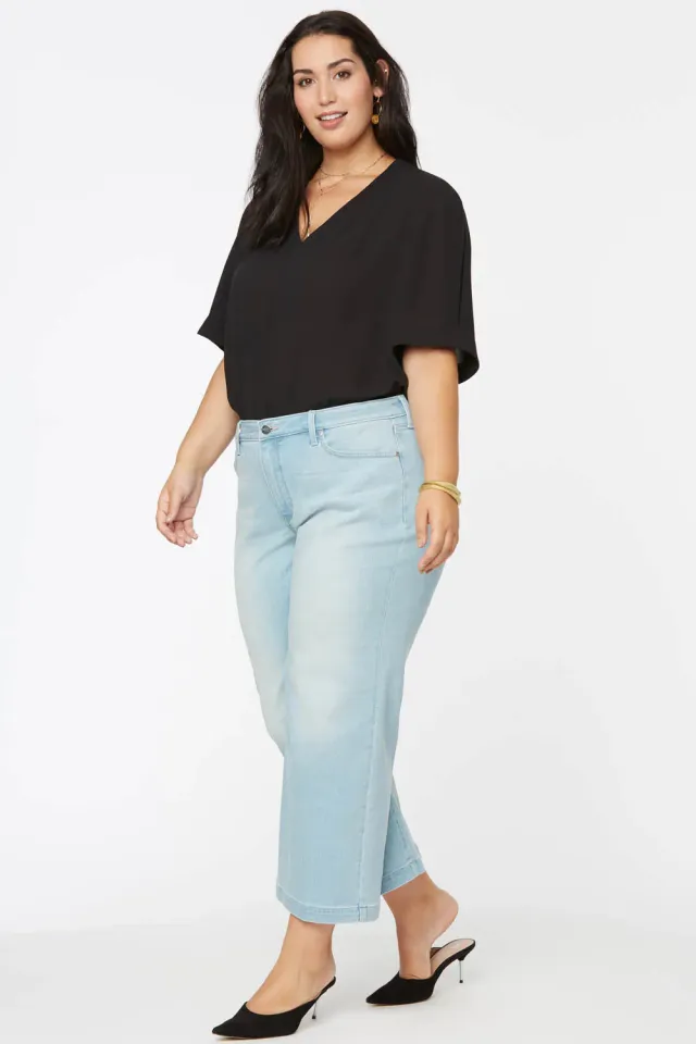 NYDJ Teresa Wide Leg Ankle Plus Jeans Naomi