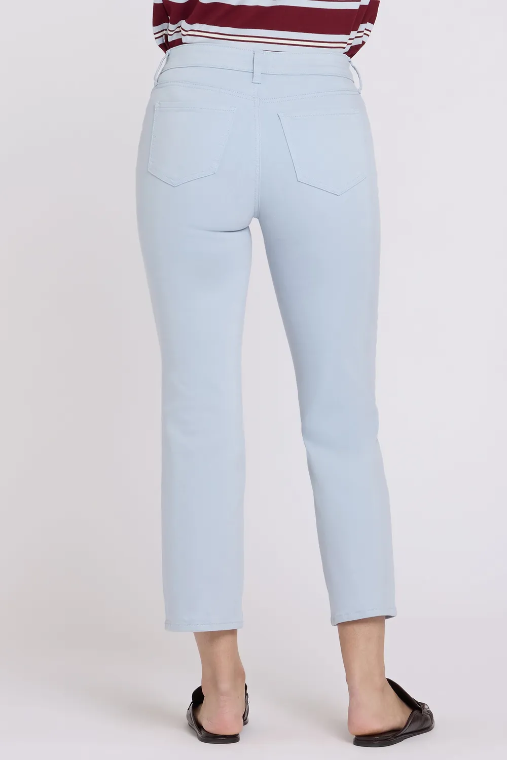 NYDJ Marilyn Straight Ankle Jeans Blue Clover Stretch