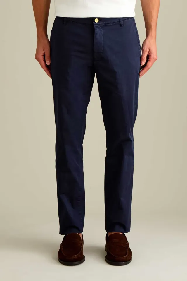Jeckerson Jack Slim Fit Chino dunkelblau Stretch