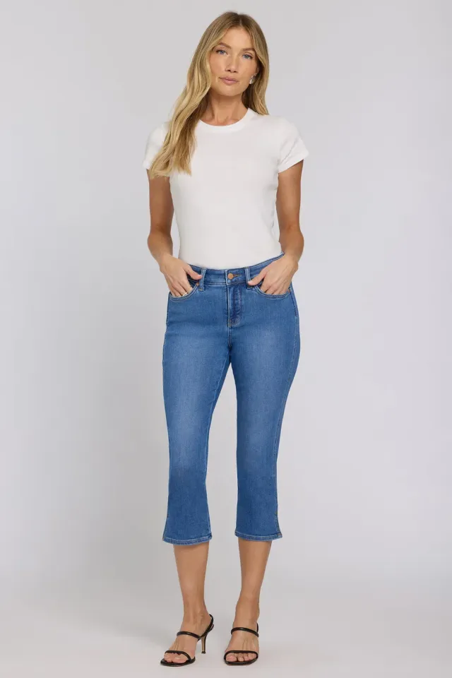 NYDJ Chloe Capri Petite Jeans Blue Paradise