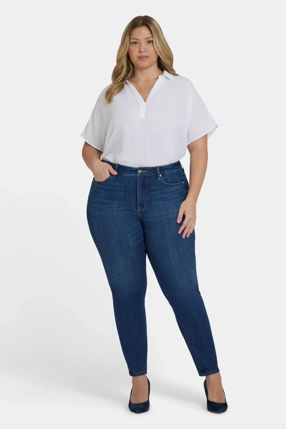 NYDJ Ami Skinny Plus Jeans Vintage Lapis Skinny
