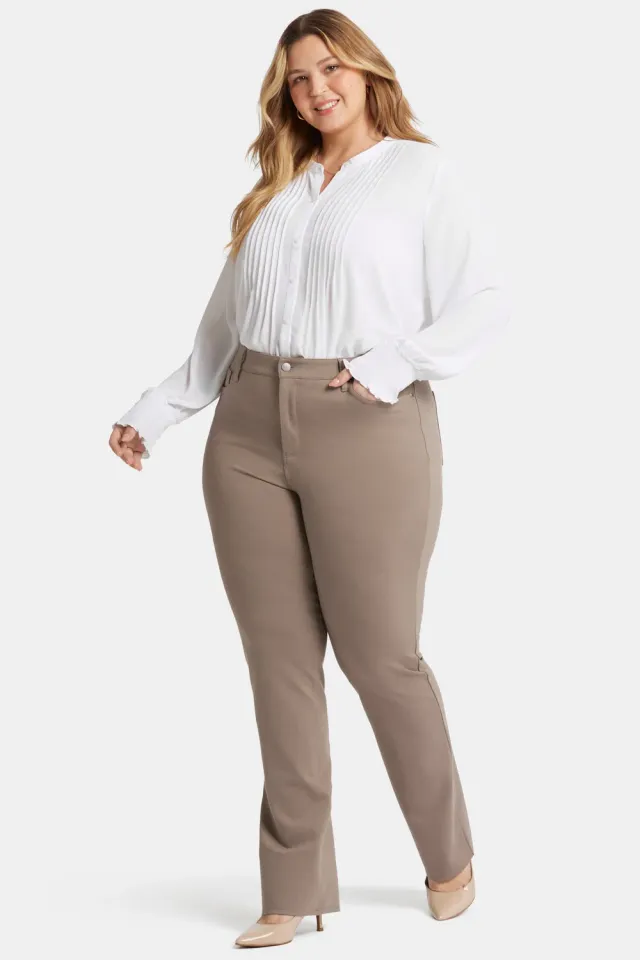 NYDJ Marilyn Straight Hose Plus Size Saddlewood