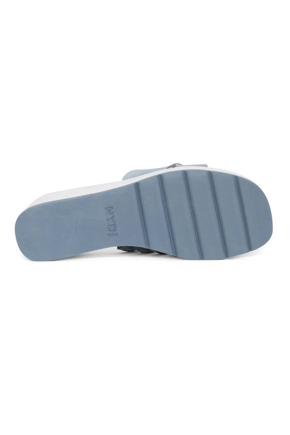 NYDJ Reesie Keil-Sandalen Blue Sky