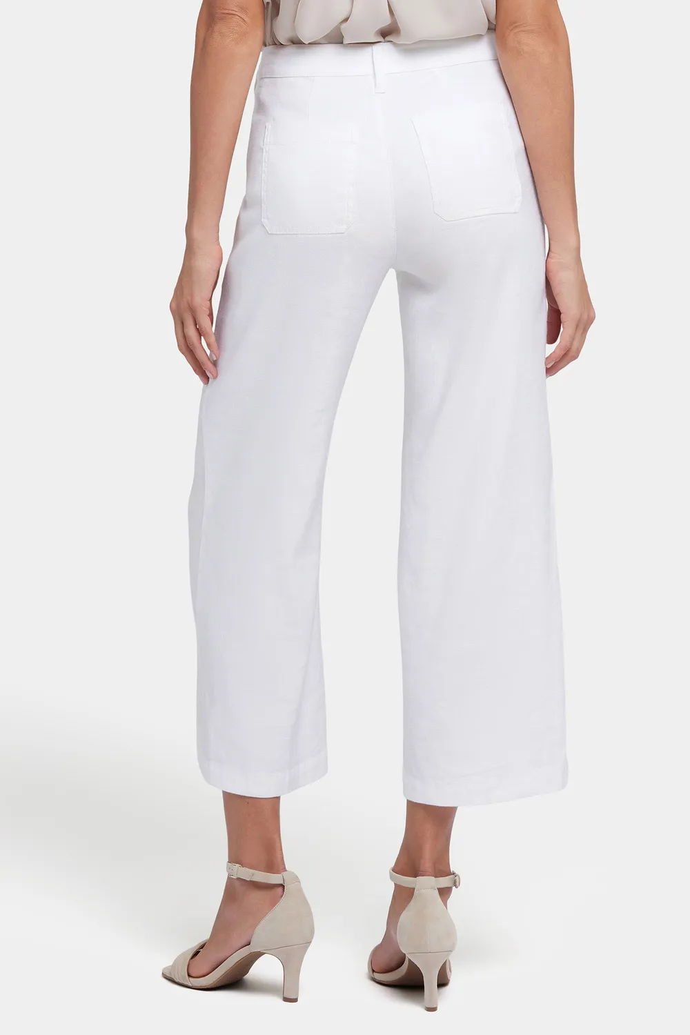 NYDJ Cargo Capri Hose Optic White weites Bein