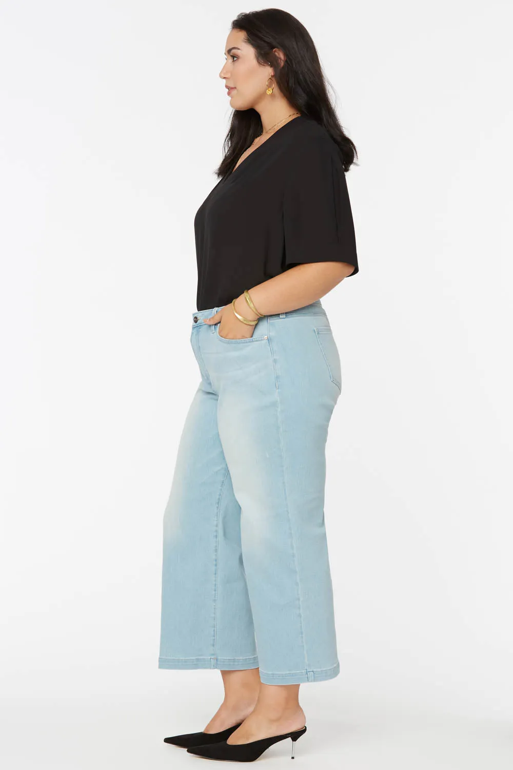 NYDJ Teresa Wide Leg Ankle Plus Jeans Naomi