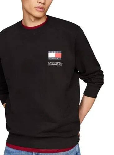 Tommy Jeans Flag Regular Fit Sweatshirt 4XL Baumwolle