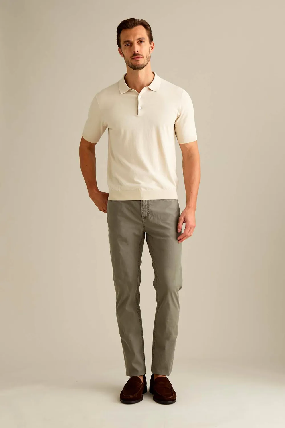 Jeckerson Jordan Slim Fit Herren Chino Militärgrün