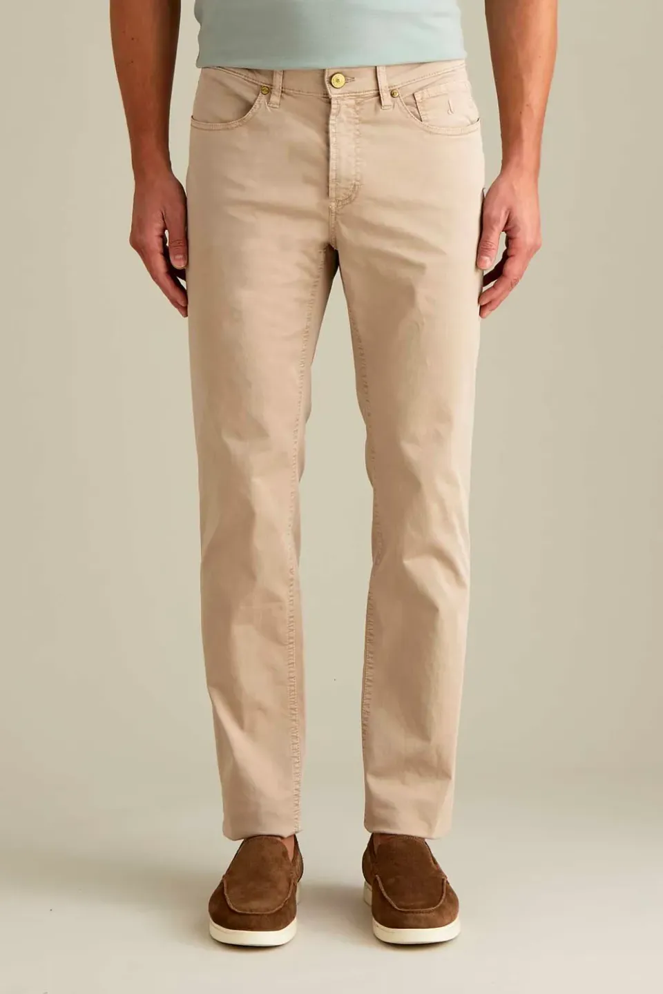 Jeckerson Jordan Hose Slim Fit beige Zement Stretch