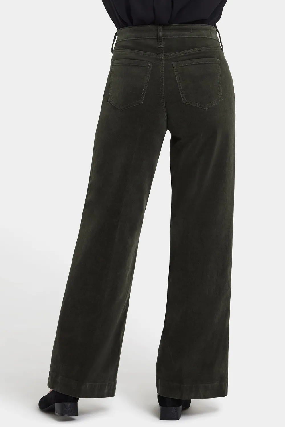 NYDJ Teresa Wide Leg Cordhose Vine Leaf