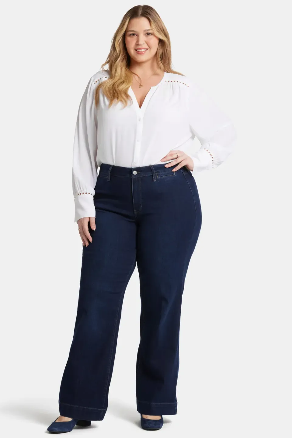 NYDJ Teresa Trouser Jeans Plus Size Burbank Wash