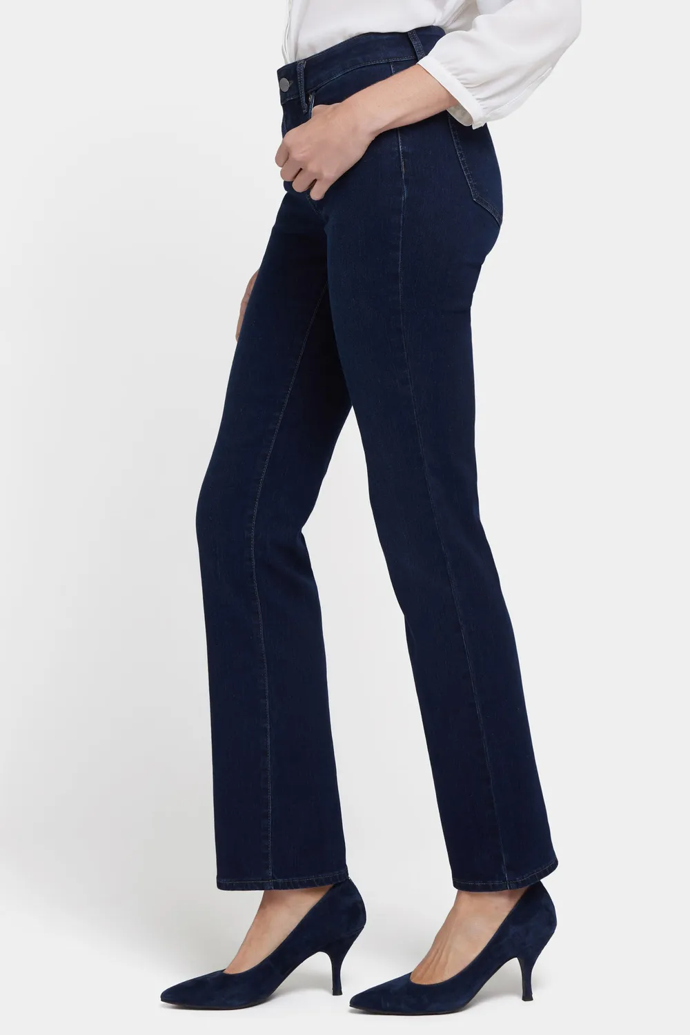 NYDJ Marilyn Straight Jeans Burbank Wash gerade