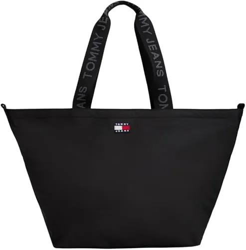 Tommy Jeans Daily Tote Bag Tasche Schwarz Einheitsgröße Logo