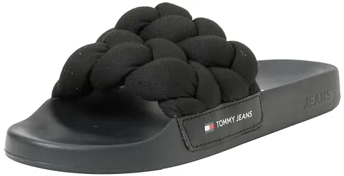Tommy Jeans Braided Slide Damen Badelatschen 41 EU