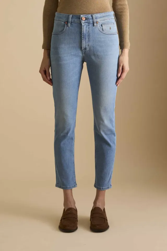 Jeckerson Jacqueline Slim Fit Jeans hellblau Damen