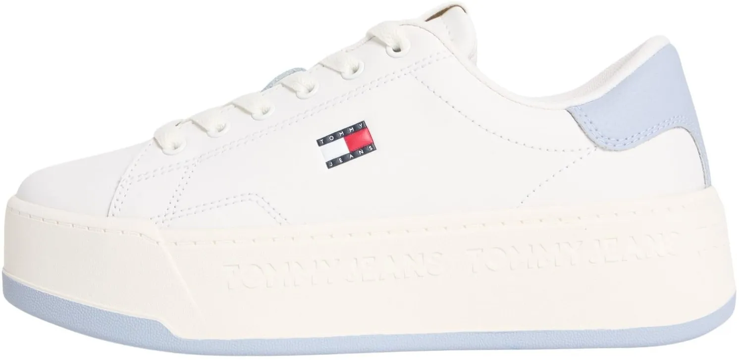 Tommy Jeans TJW Script Cupsole Flatform Sneaker Weiß