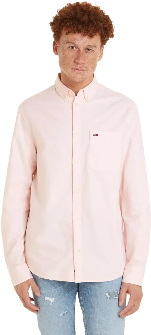 Tommy Jeans TJM DM0DM18335 Oxford-Hemd S Baumwolle