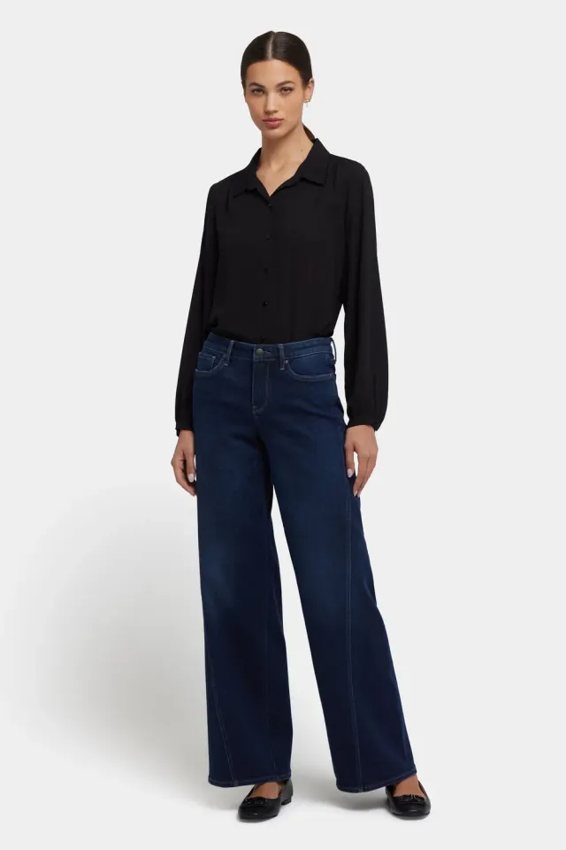 NYDJ Teresa Wide Leg Jeans Ink Skyline dunkel