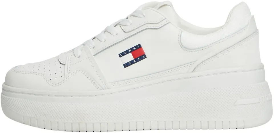 Tommy Jeans TJW Retro Basket Flatform Sneaker Weiß