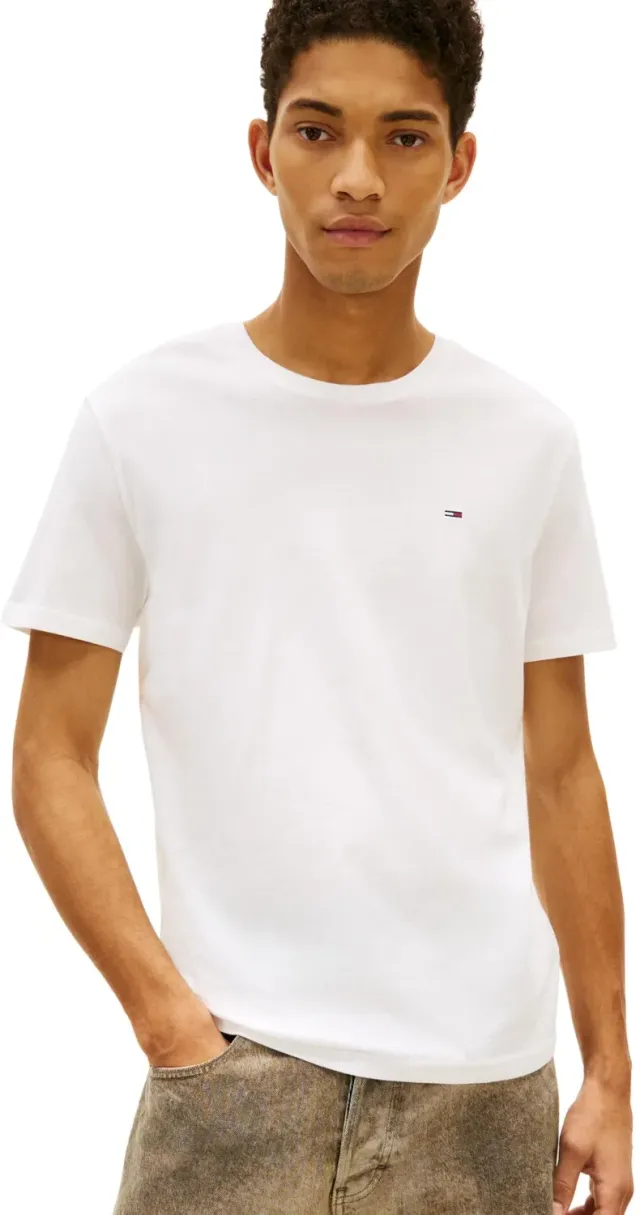 Tommy Jeans TJM XSLIM T-Shirt Herren 3er-Pack Ecru XXL