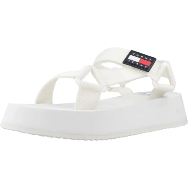 Tommy Jeans Eva Sandalen Damen Sommerschuhe weiß