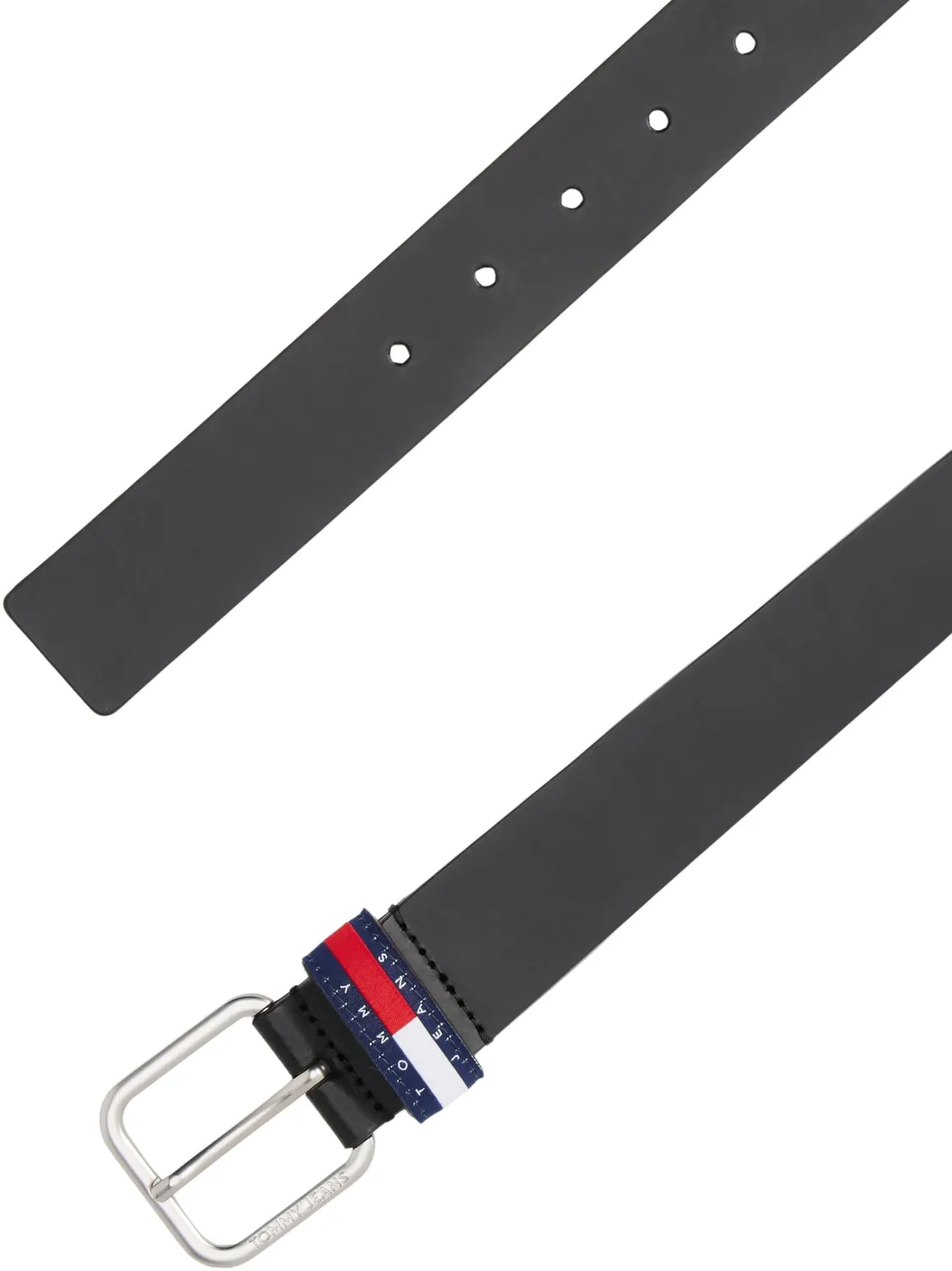 Tommy Jeans Ryan Regular Gürtel Leder 80 Black