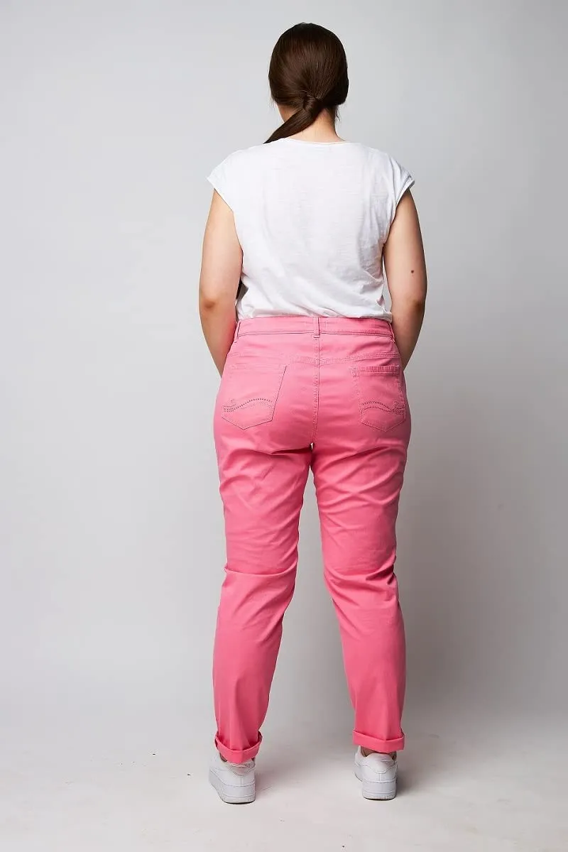 Wille Damenjeans Rosa Leicht Stretch für jeden Tag