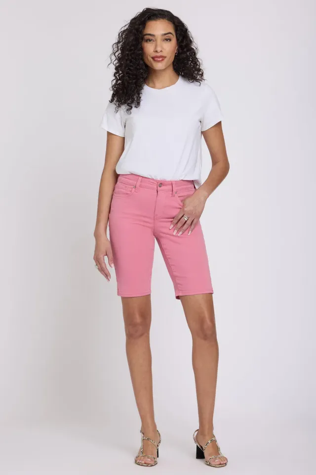 NYDJ Briella 11 Inch Shorts Desert Rose Damen