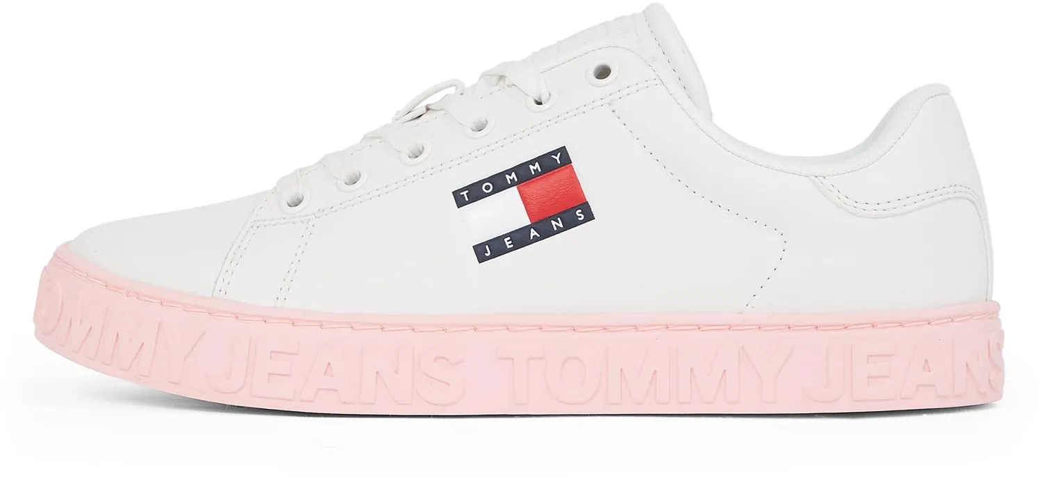 Tommy Jeans Flatform Sneaker Damen Weiß Gr. 42 Plateausohle