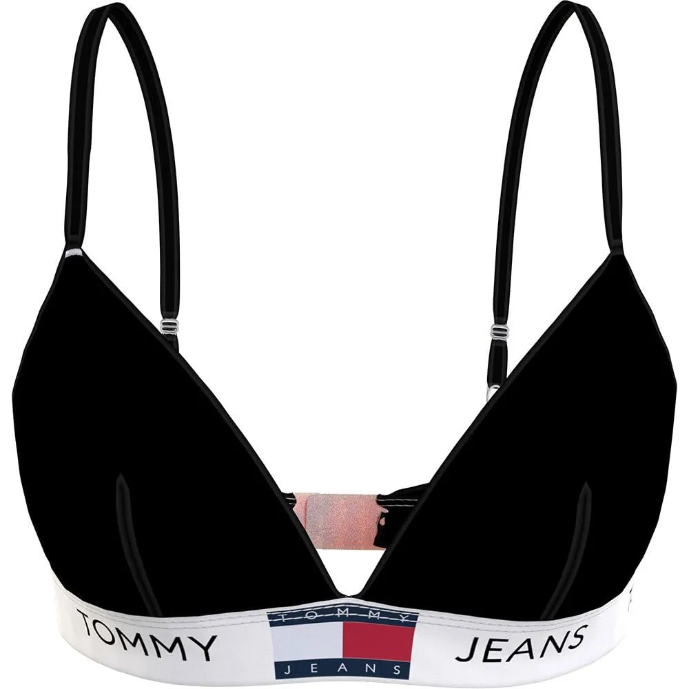 Tommy Jeans Triangel Padded Stretch BH Schwarz gepolstert