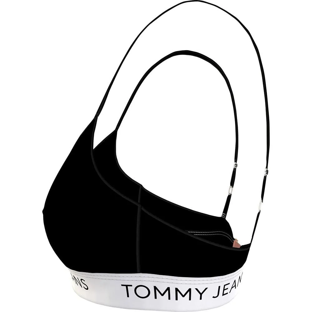 Tommy Jeans Triangel Padded Stretch BH Schwarz gepolstert