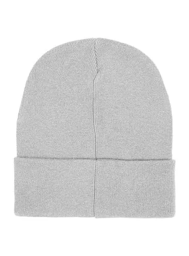 Tommy Jeans Sport Beanie Herren Strickmütze Grau Rippstrick