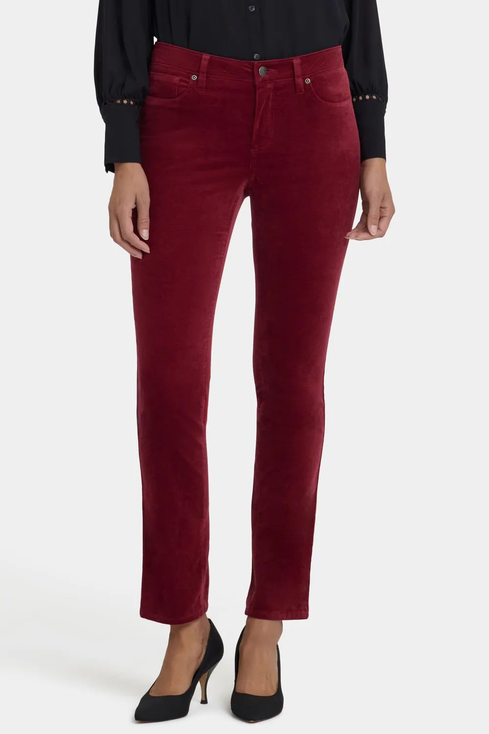 NYDJ Sheri Slim Pants Samthose Wild Currant