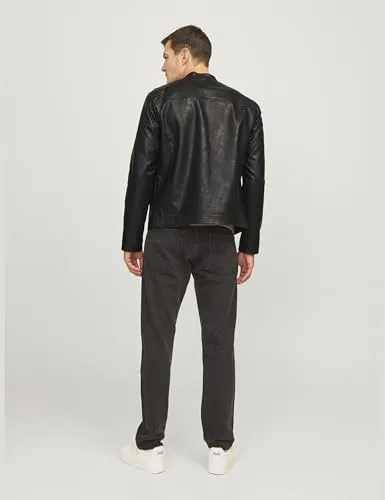 JJ Rebel Jrebcaleb PU Jacke S Kunstleder