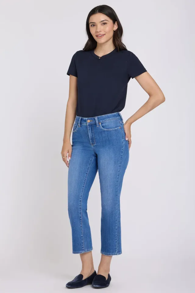 NYDJ Marilyn Straight Ankle Jeans Blue Paradise Denim