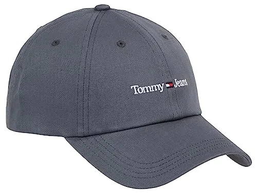 Tommy Jeans TJM Sport Cap Baseball-Cap Grau mit Logo