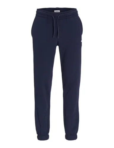 JJ Rebel JREBGORM Logo Sweatpants Herren Schwarz Baumwolle