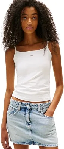 Tommy Jeans Essential Strap Top Damen Spaghettiträger