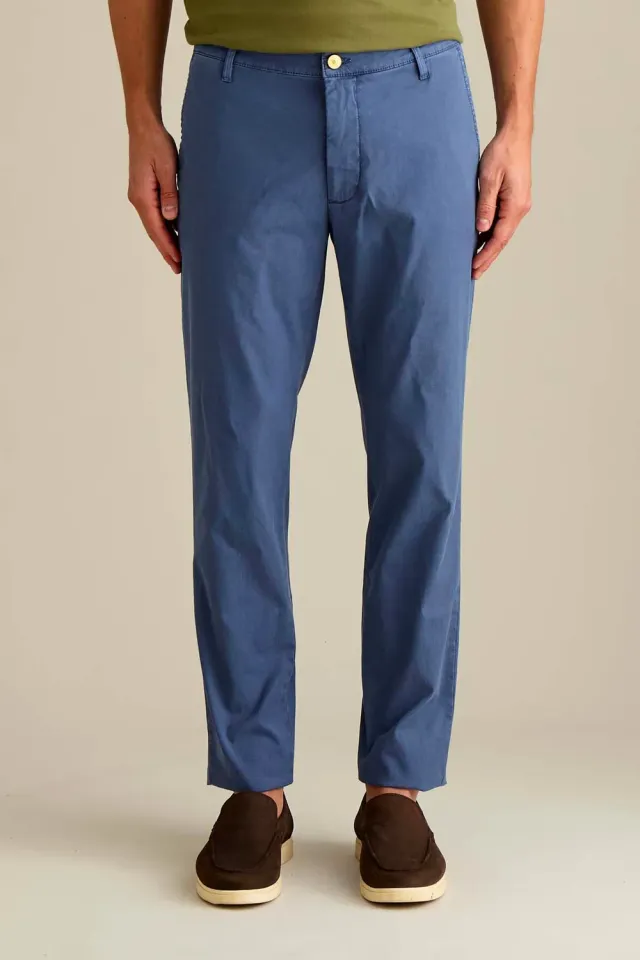 Jeckerson Jack Chino Hose Blau Slim Fit